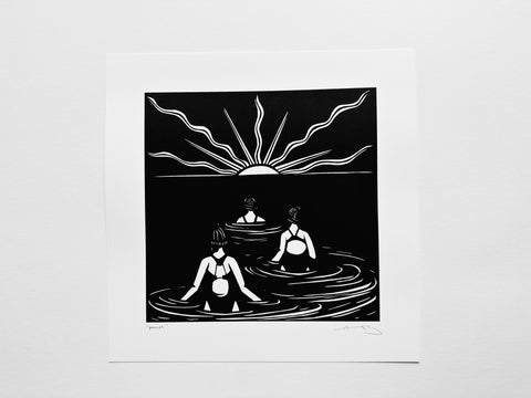 Pause 12x12 Print