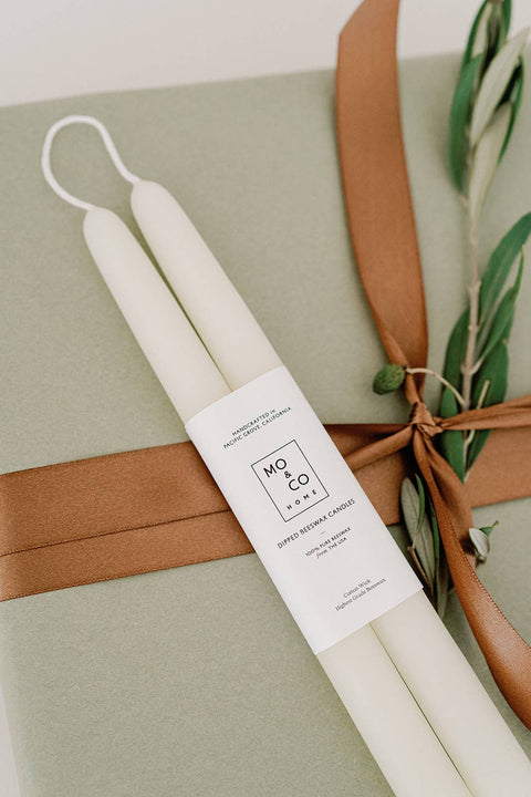 Natural Beeswax Dipped Candles 10" - image 8