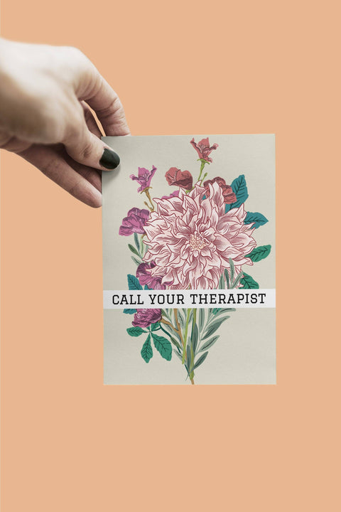 Call Your Therapist Print - image 2
