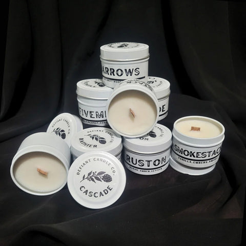 Defiant Candle Company 2 oz. Tin