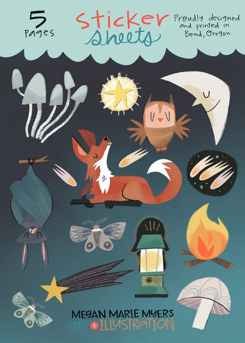 Sticker Sheet Variety 5-Pack
