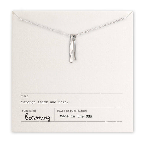 Through Thick & Thin Necklace - image 2
