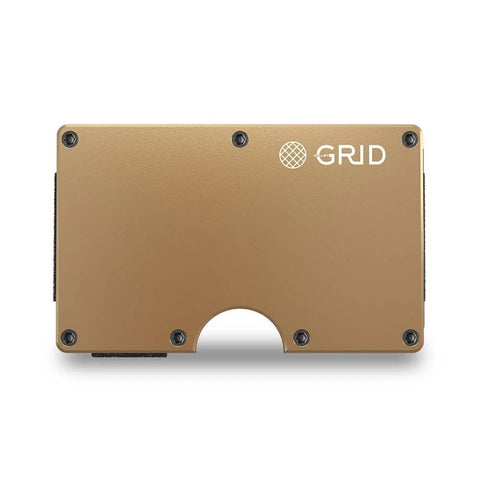 Grid Wallet // Gold Aluminum - image 2