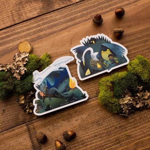 Campfire Dreams Sticker