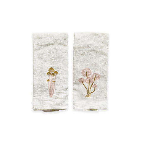 Forest Mushrooms Napkins / Set of 4