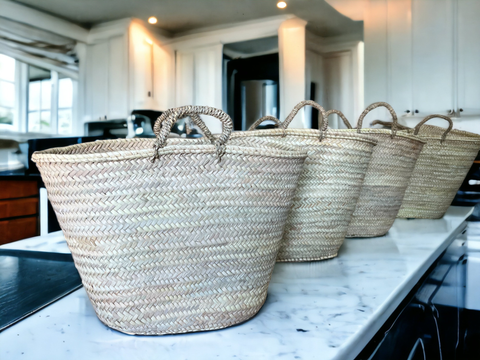 French straw shopping basket - image 3