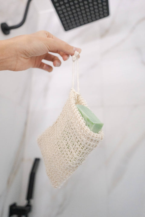 CASA AGAVE Woven Soap Bag - Exfoliating Scrubber - No Tox Life - image 2
