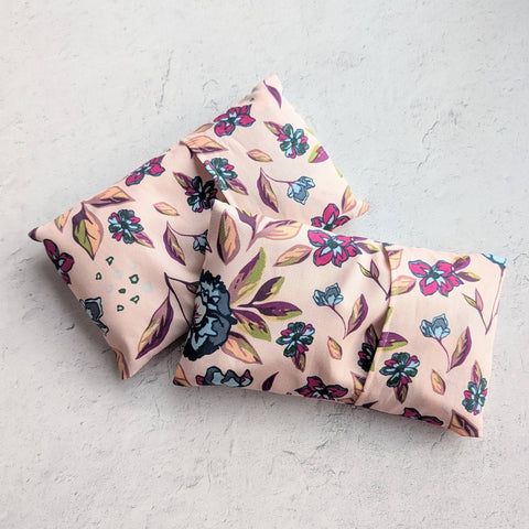 Weighted Aromatherapy Eye Pillow - Blush Botanical