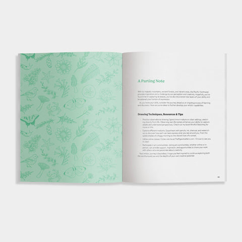 Pacific Northwest How to Draw Book (Trees, Flowers and More) - image 4
