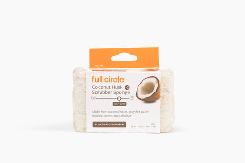 Coconut Husk Scrubber Sponge (2pk)