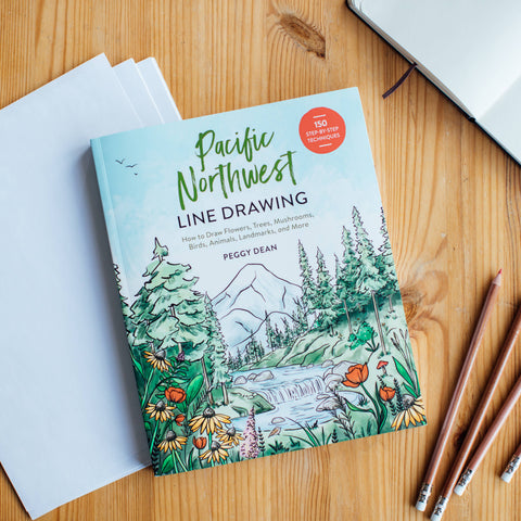 Pacific Northwest How to Draw Book (Trees, Flowers and More) - image 6
