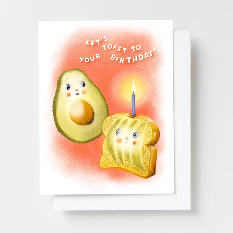 Let's Toast to Your Birthday Greeting Card