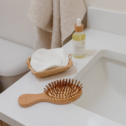 Small Bamboo Hair Brush - image 2