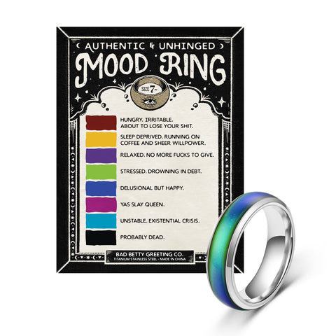 Authentic & Unhinged Mood Ring