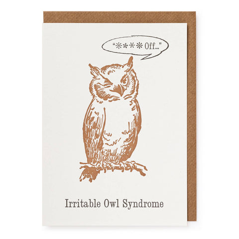 Irritable Owl Well Said Greeting Card