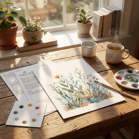 All-In-One Watercolor Paint Set - Desert Bloom - image 6