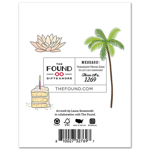 White Lotus Unhinged Birthday Card - image 3