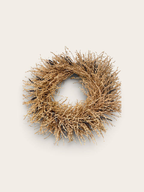 Dried Grass + Lavender Wreath