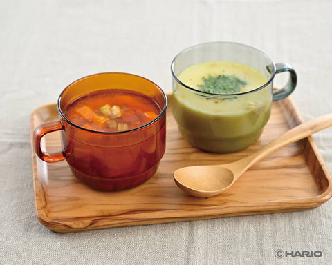 Hario Colors Glass Stackable Mug, 300ml