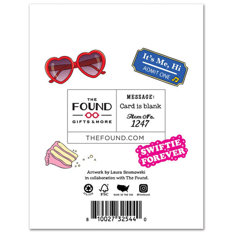 Swiftie Friendship Bracelets Birthday Card - image 2