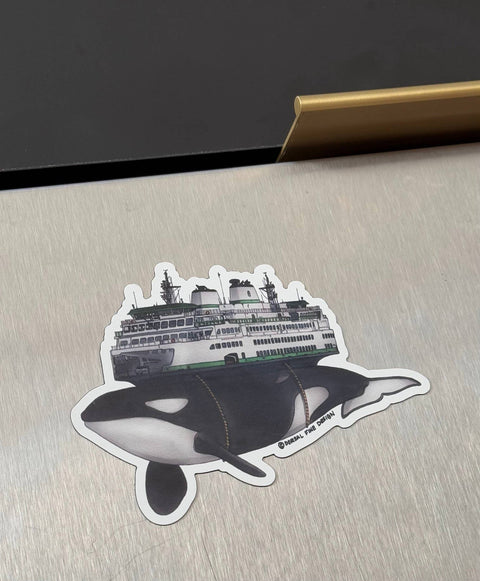 Orca Ferry Magnet