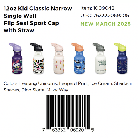 12oz Kid's Classic with Flip Seal Sport Cap