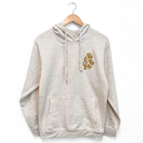 Wild Field Unisex Hoodie - Heather Natural - image 3