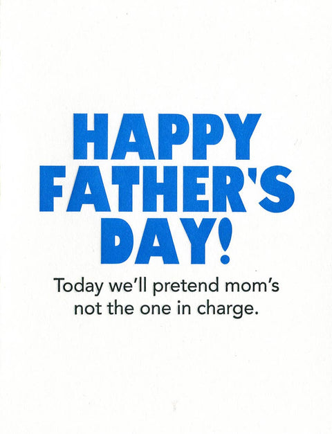 Not Mom Father's Day Greeting Card - image 2