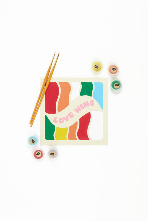 Pride Love Wins MINI Paint-by-Number Kit - image 3