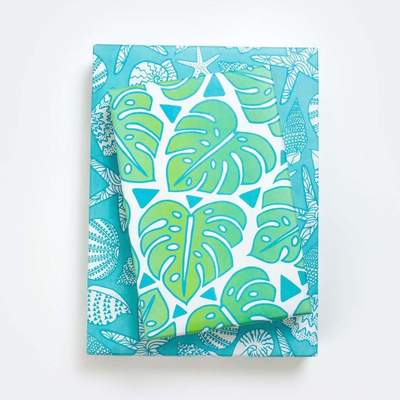 Monstera Jungle - Double-sided Eco Wrapping Paper - Everyday