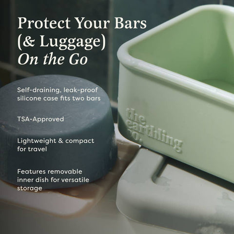 Shampoo + Conditioner Bar Travel Case
