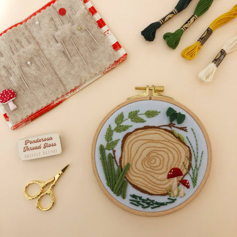3D Woodland - Advanced Hand Embroidery DIY Craft Kit - image 7
