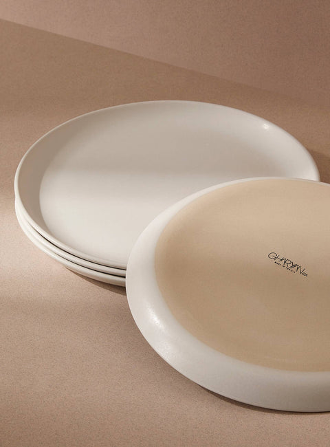 Stoneware Flat Dinner Plate - image 4