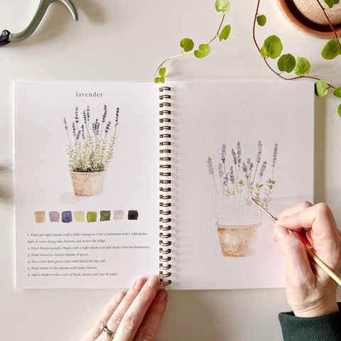 Garden watercolor workbook - image 5