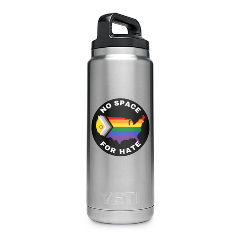 No Space for Hate Sticker