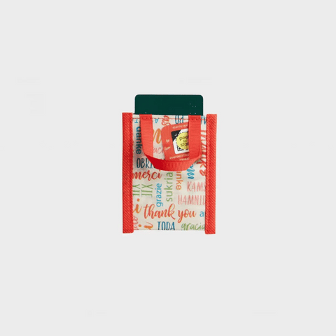 Thank You Reusable Gift Card Holder + QR Greeting Card