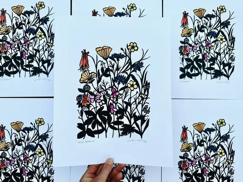 Wild Blooms 11x14 Print