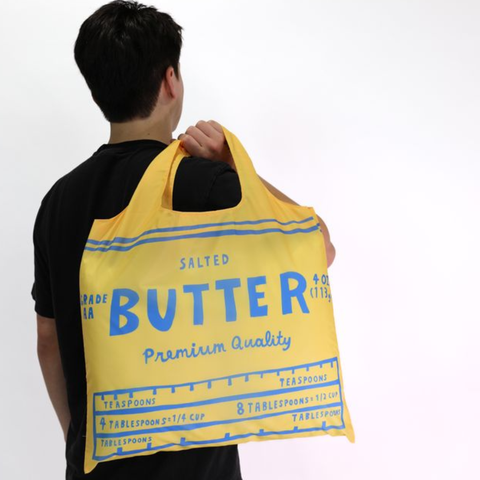 Butter Art Reusable Tote Bag