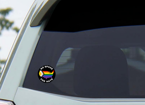 No Space for Hate Sticker
