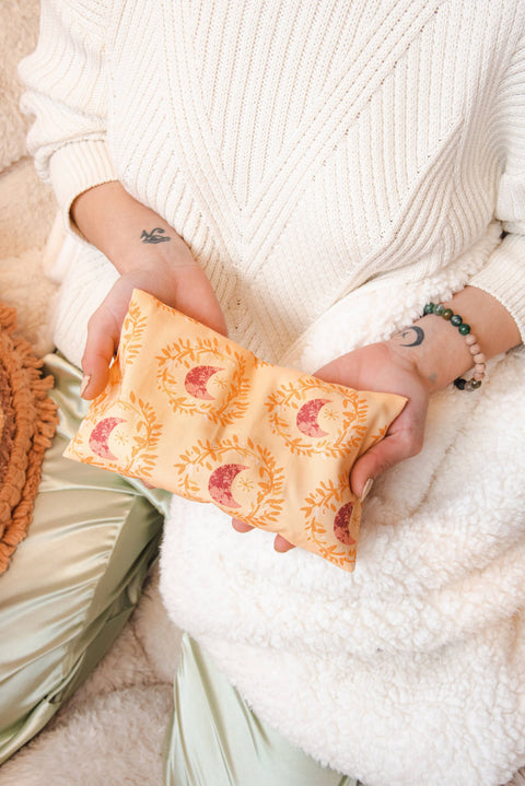Weighted Aromatherapy Eye Pillow - Moons