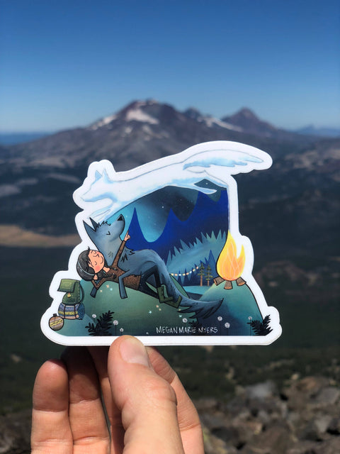 Campfire Dreams Sticker