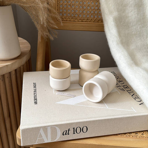 Scandi Elevated Single Tea Light Candle Holder - image 8