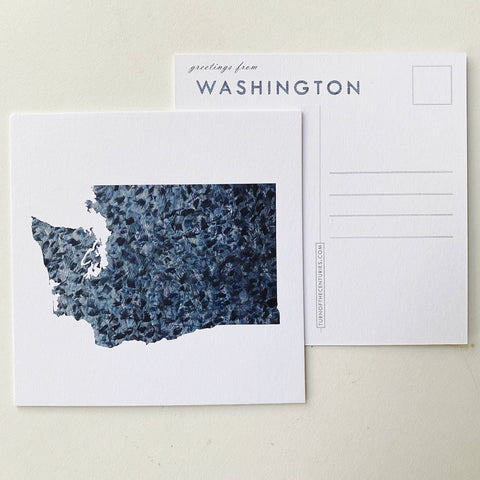 Washington State Map Postcard - image 5
