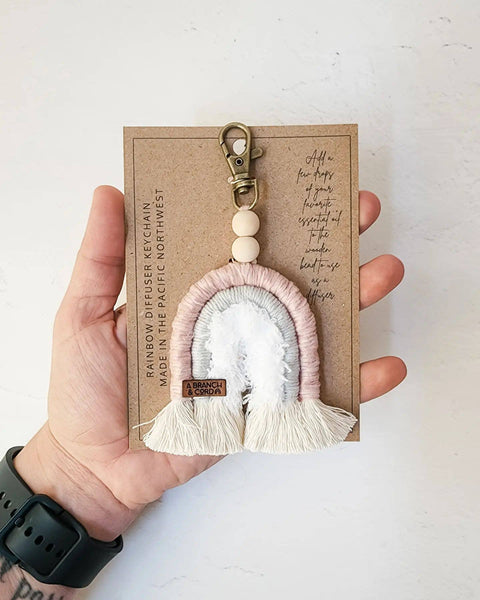Rainbow Diffuser Mini Keychains (Various Colors)