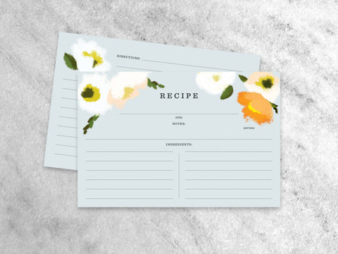 Poppies Recipe Cards - Pack of 12 - image 2