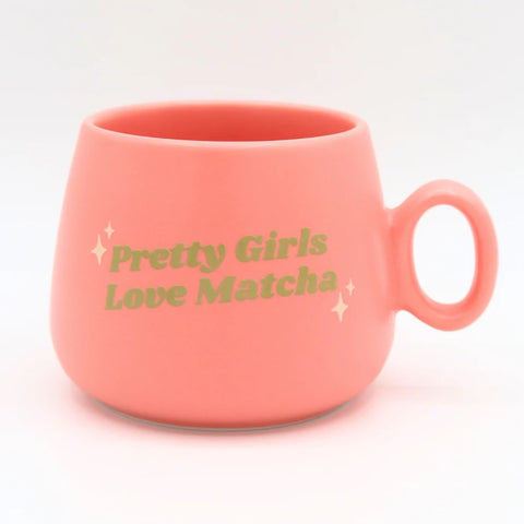 Cappuccino Mug Pretty Girls Love Matcha