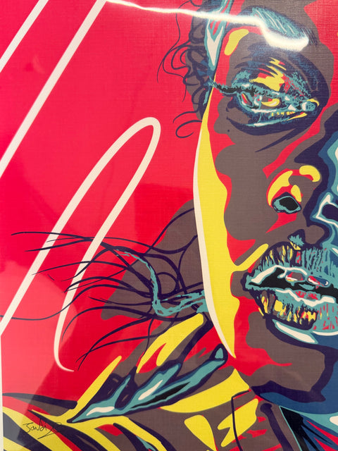 Red Portrait Print