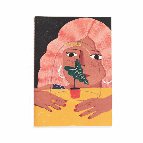 Alocasia Canvas Notebook