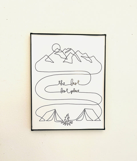 Last Best Place Art Print 8.5 x 11