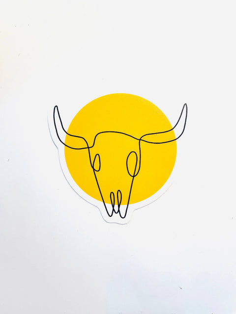 Bison Sticker